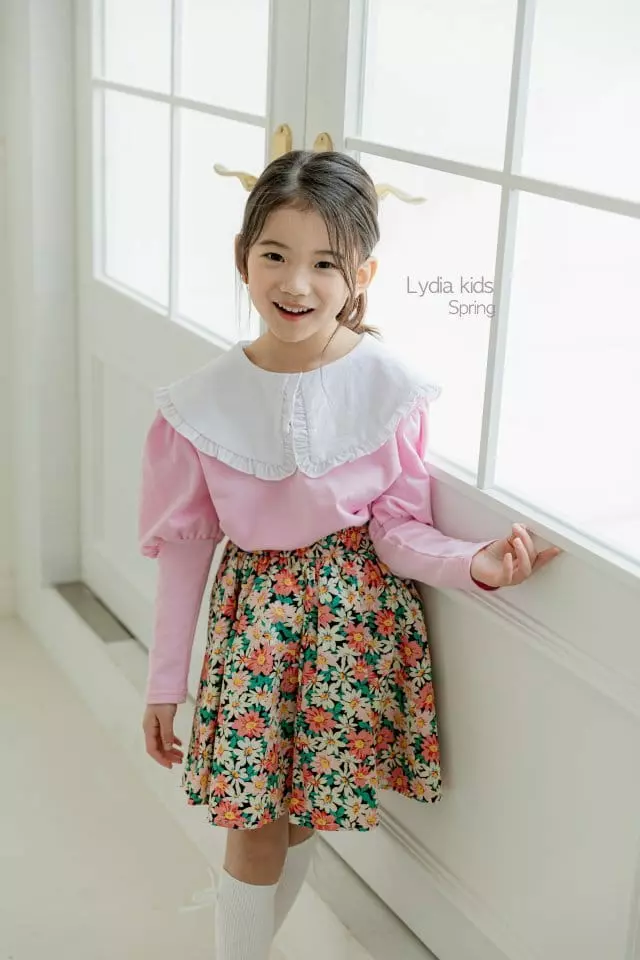 Lydia - Korean Children Fashion - #fashionkids - Colalr Puff Tee - 8