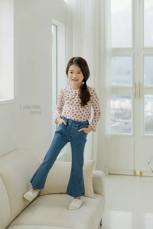 Lydia - Korean Children Fashion - #fashionkids - Jasmine Collar Tee - 7
