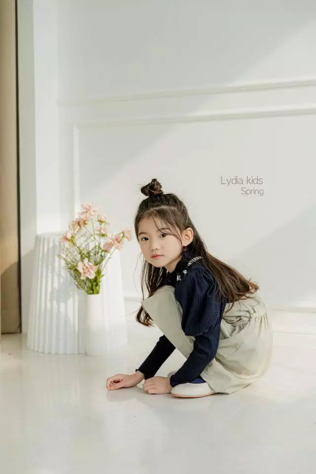 Lydia - Korean Children Fashion - #discoveringself - Magic Rib Tee - 4