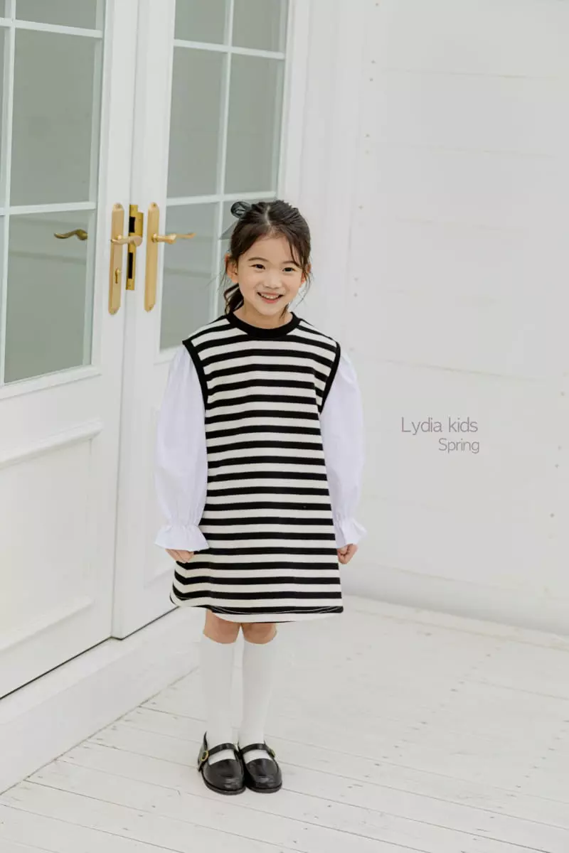 Lydia - Korean Children Fashion - #fashionkids - Stripes One-piece - 9