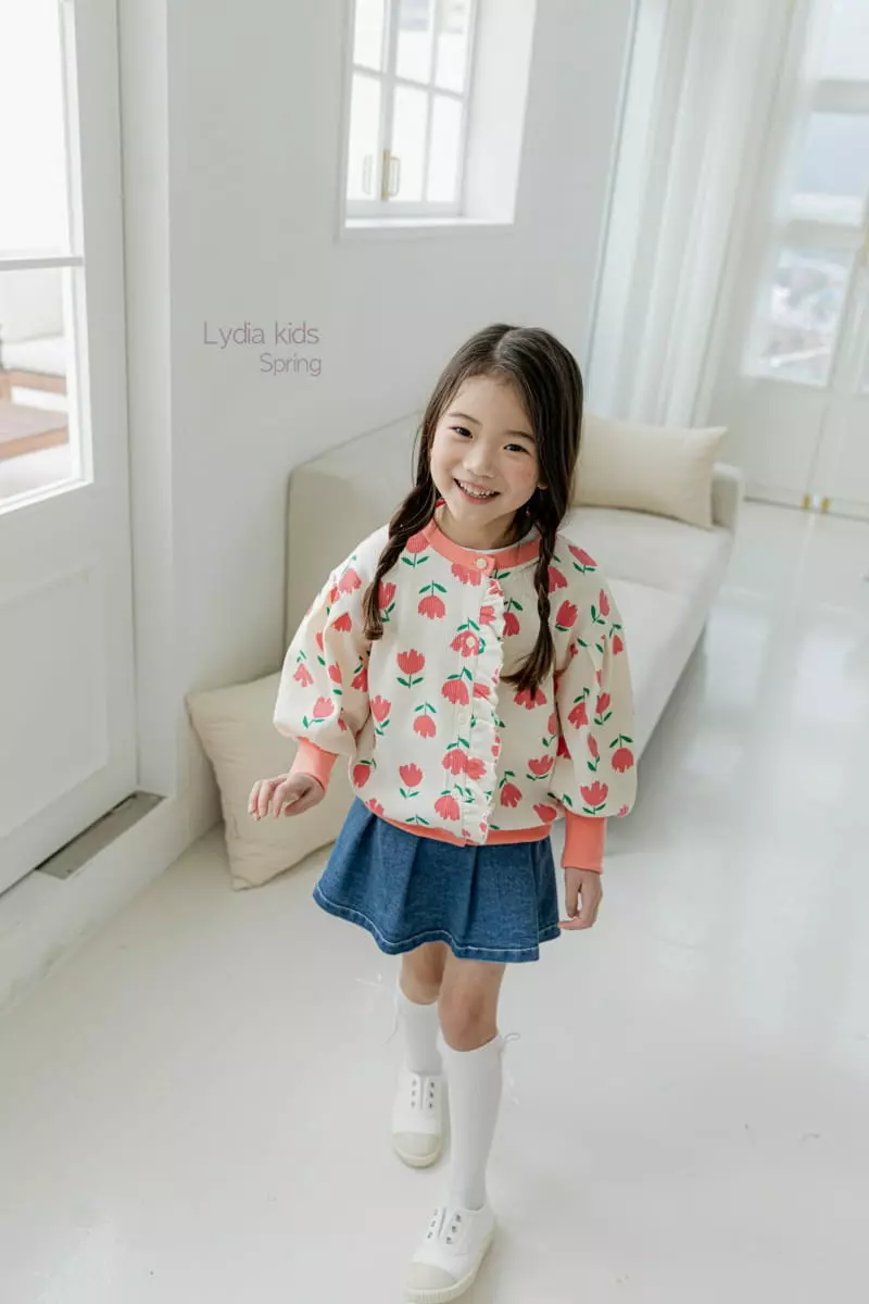 Lydia - Korean Children Fashion - #kidsshorts - Tulip Cardigan - 10