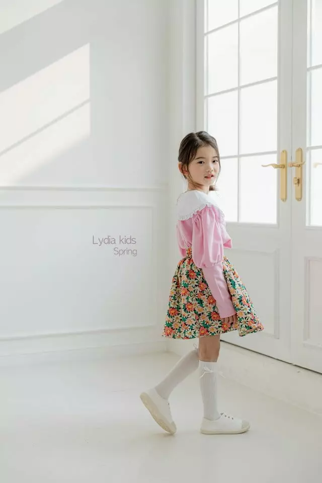 Lydia - Korean Children Fashion - #kidsstore - Colalr Puff Tee - 10