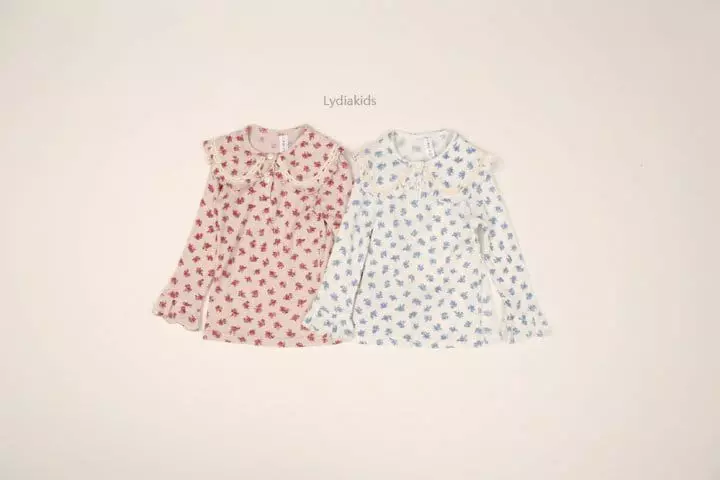 Lydia - Korean Children Fashion - #littlefashionista - Jasmine Collar Tee - 12