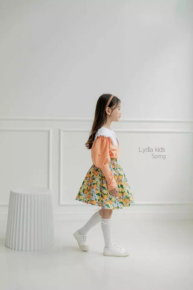 Lydia - Korean Children Fashion - #magicofchildhood - Flower Skirt - 2