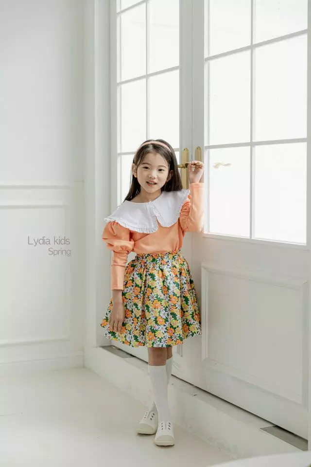 Lydia - Korean Children Fashion - #minifashionista - Flower Skirt - 3