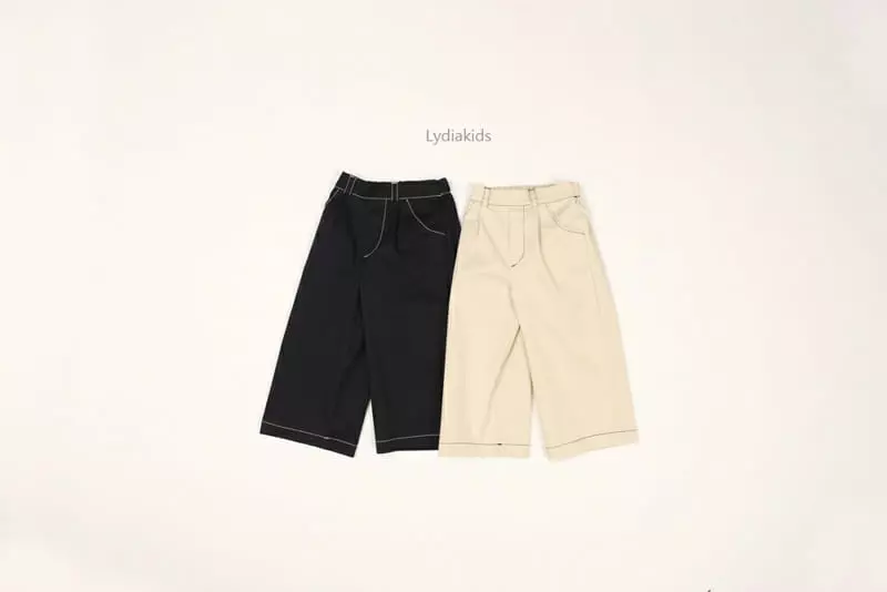 Lydia - Korean Children Fashion - #minifashionista - Wide Cotton Pants - 7