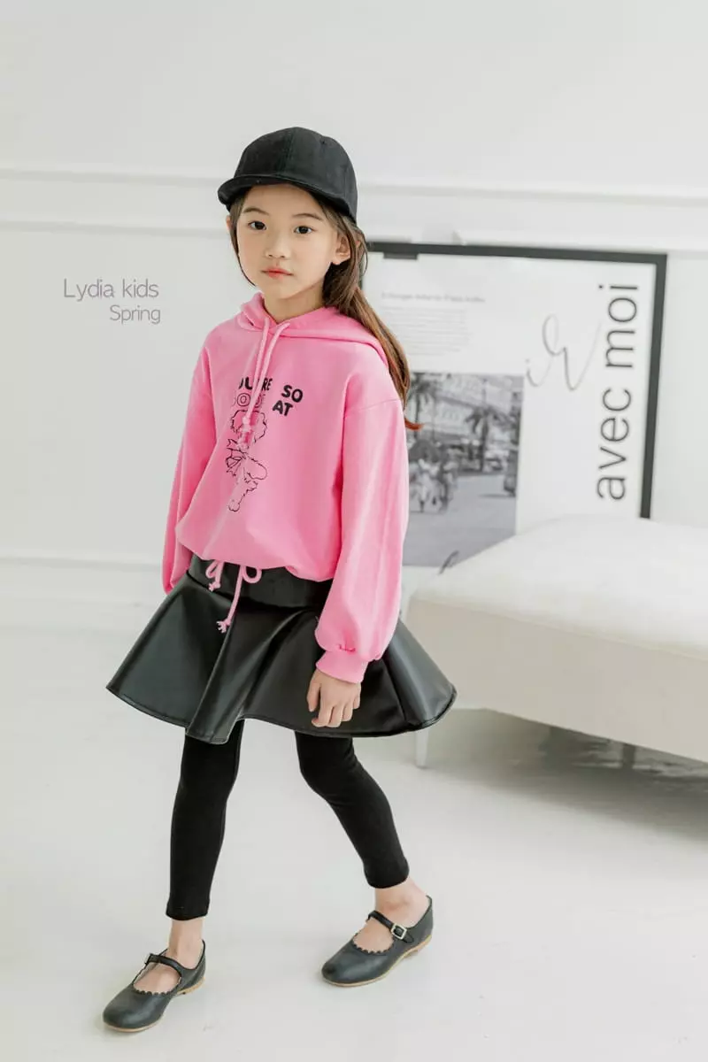 Lydia - Korean Children Fashion - #magicofchildhood - Leather Skirt Pants - 4