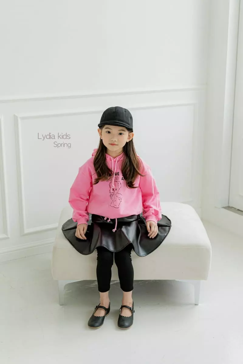 Lydia - Korean Children Fashion - #prettylittlegirls - Leather Skirt Pants - 5