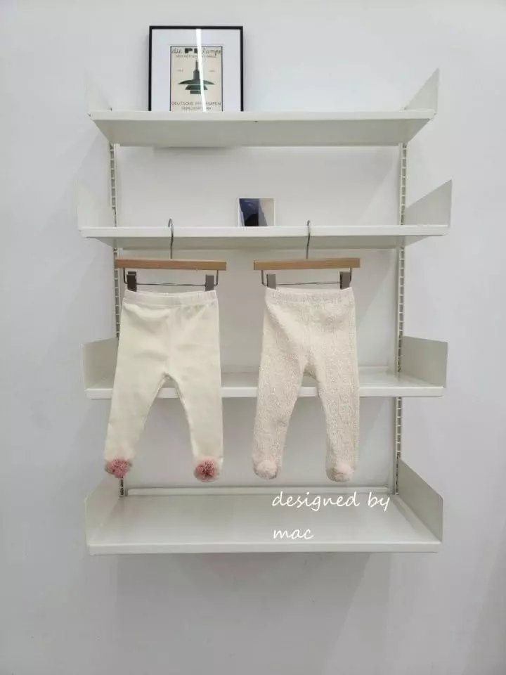 Mac - Korean Baby Fashion - #babyboutique - Flower Foot Leggings - 5