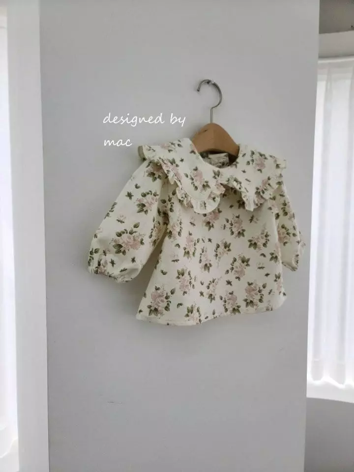 Mac - Korean Baby Fashion - #babyboutique - Big Collar Blouse - 8