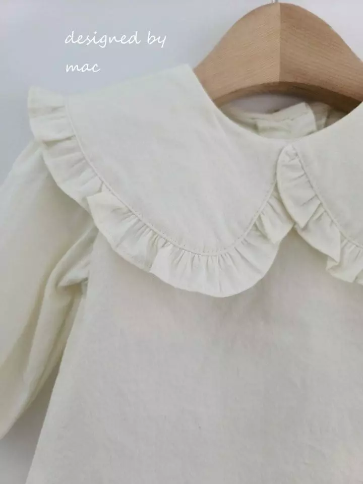 Mac - Korean Baby Fashion - #babyboutique - Big Collar Blouse - 9