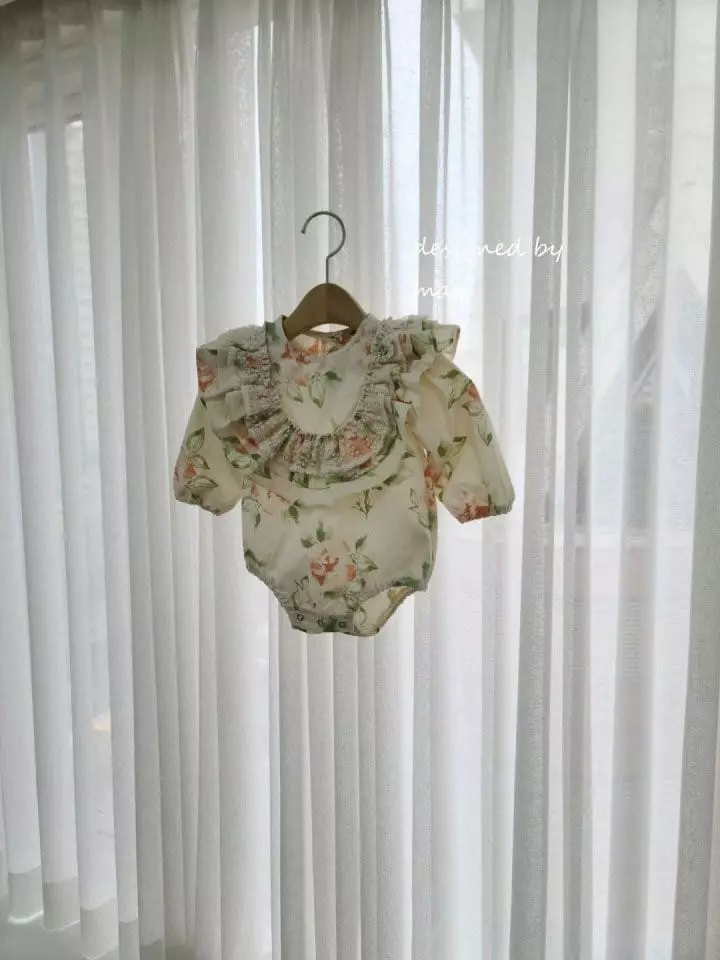 Mac - Korean Baby Fashion - #babyboutiqueclothing - Frill Bodysuit - 9