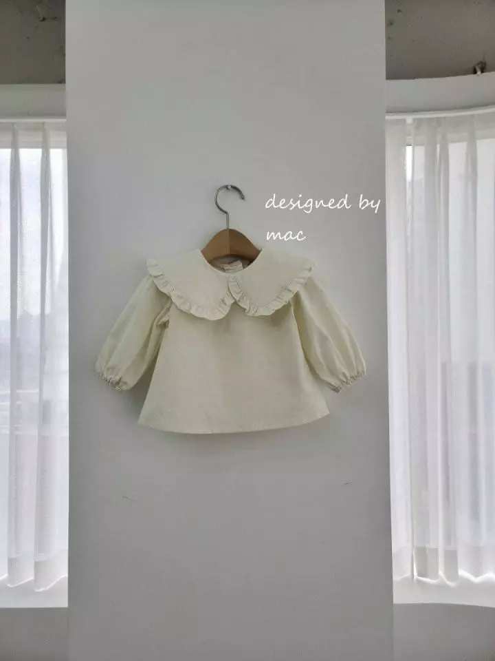 Mac - Korean Baby Fashion - #babyboutiqueclothing - Big Collar Blouse - 10