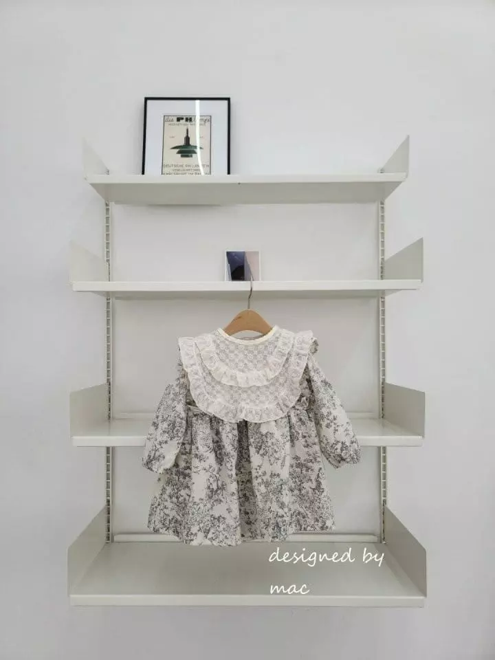 Mac - Korean Baby Fashion - #babyfashion - Drawung One-piece Bodysuit - 5