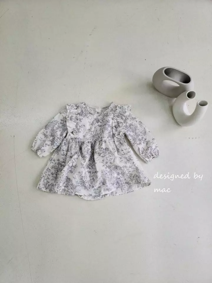 Mac - Korean Baby Fashion - #babygirlfashion - Drawung One-piece Bodysuit - 7