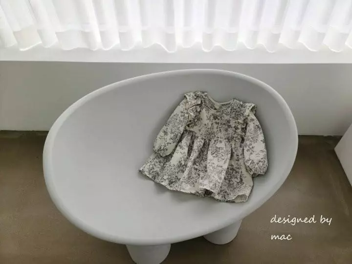 Mac - Korean Baby Fashion - #babyoninstagram - Drawung One-piece Bodysuit - 9
