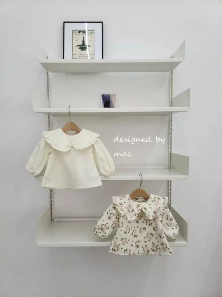 Mac - Korean Baby Fashion - #babyoninstagram - Big Collar Blouse