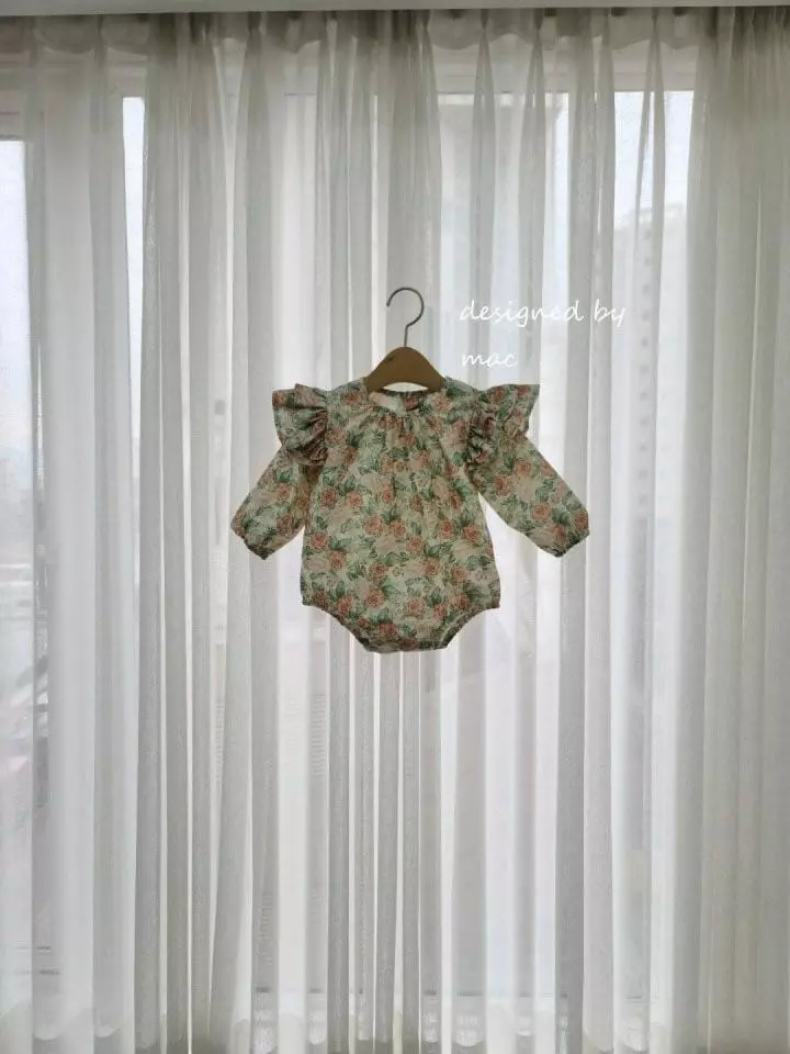 Mac - Korean Baby Fashion - #babyootd - Winf Bodysuit with Bonnet - 3