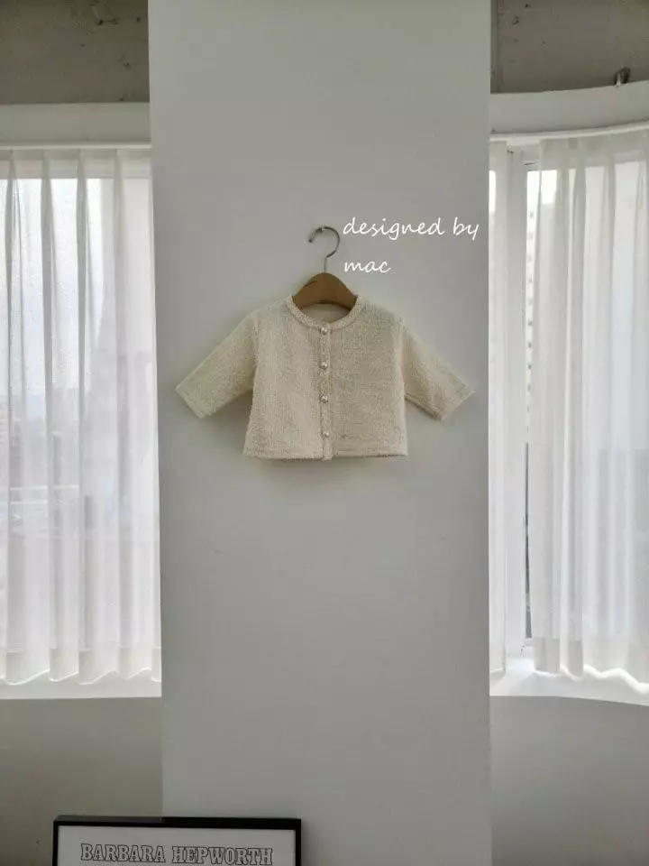 Mac - Korean Baby Fashion - #babyoutfit - Twid Cardigan - 5