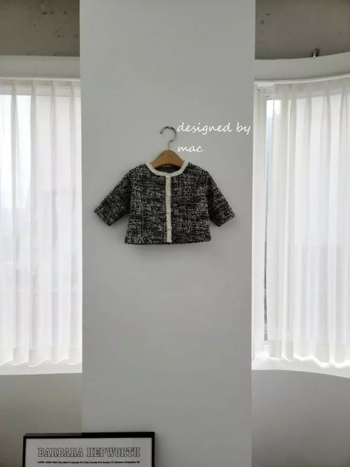 Mac - Korean Baby Fashion - #babyoutfit - Twid Cardigan - 6