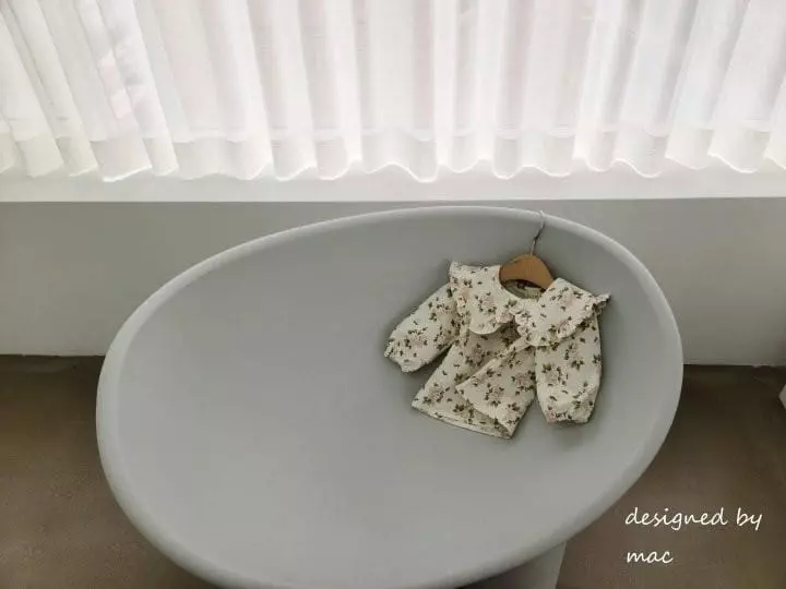 Mac - Korean Baby Fashion - #babyoutfit - Big Collar Blouse - 3