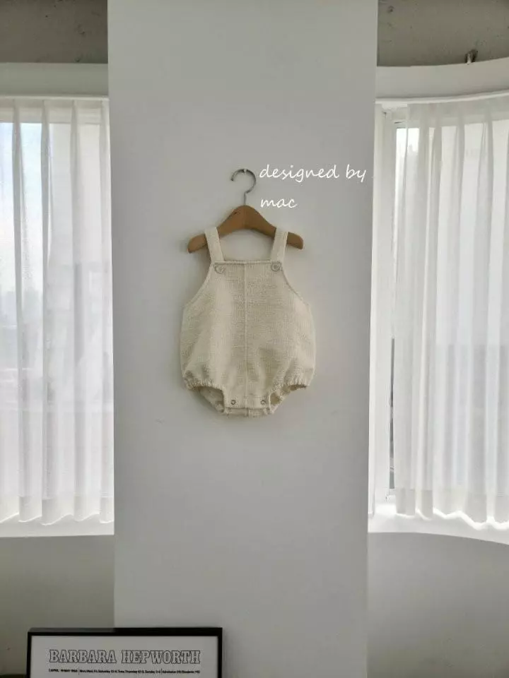 Mac - Korean Baby Fashion - #babyoutfit - Twid Dungarees - 2