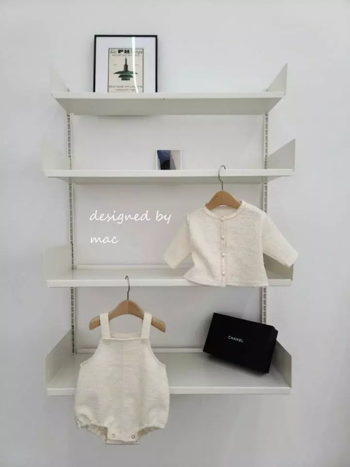 Mac - Korean Baby Fashion - #babyoutfit - Twid Dungarees - 3