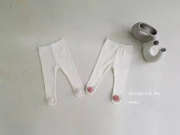 Mac - Korean Baby Fashion - #babywear - Flower Foot Leggings