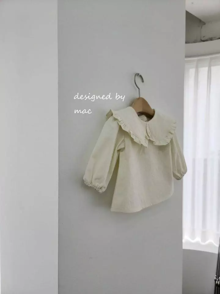 Mac - Korean Baby Fashion - #babywear - Big Collar Blouse - 5