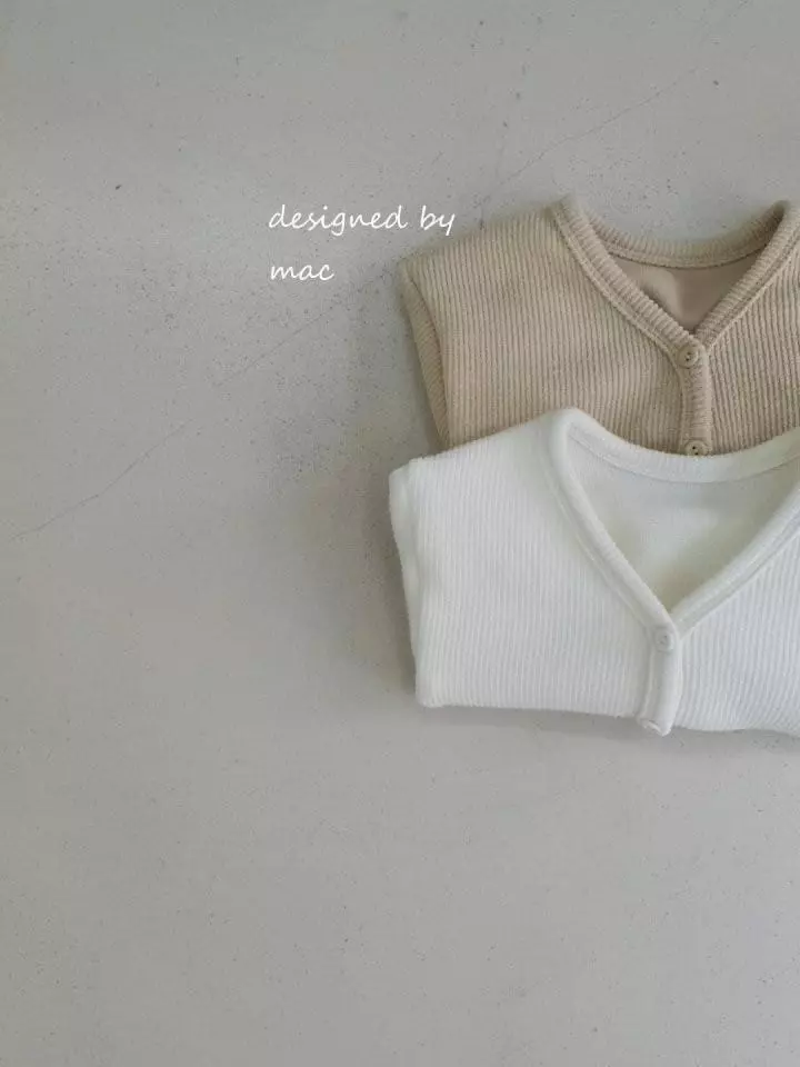Mac - Korean Baby Fashion - #babywear - Rib Cardigan - 4