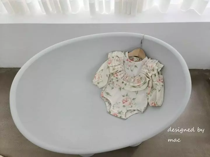 Mac - Korean Baby Fashion - #onlinebabyshop - Frill Bodysuit - 6