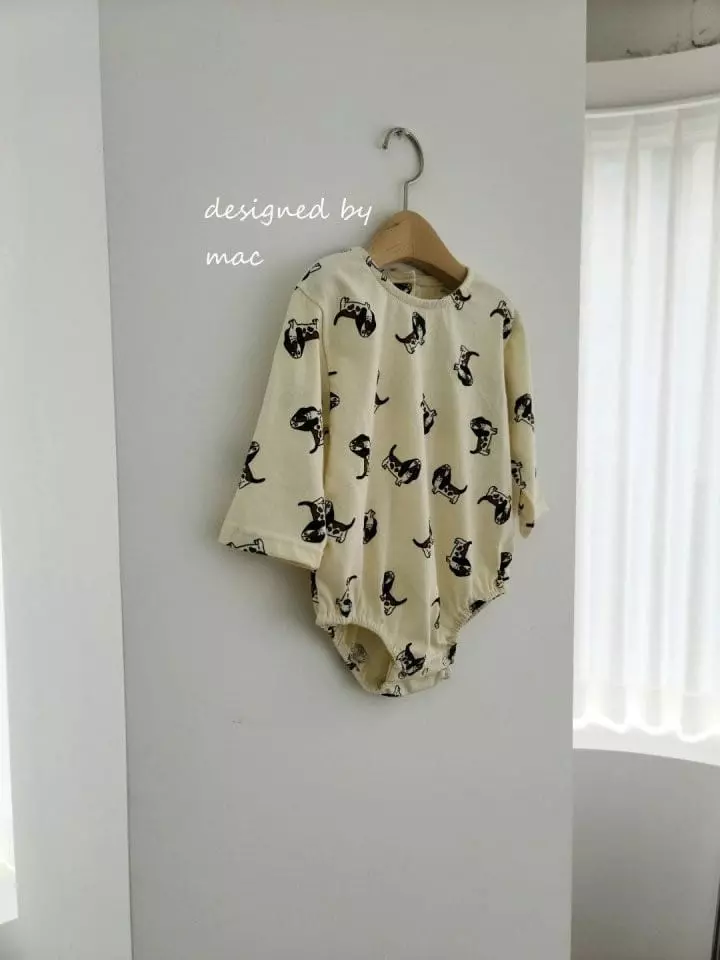 Mac - Korean Baby Fashion - #onlinebabyshop - Daily Paint Bodysuit - 2