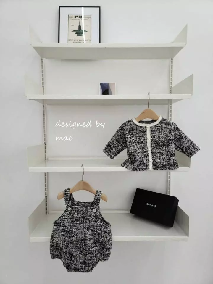Mac - Korean Baby Fashion - #onlinebabyshop - Twid Dungarees - 6
