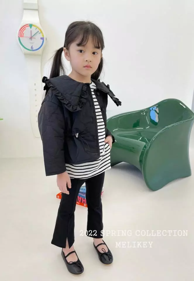 Melikey - Korean Children Fashion - #Kfashion4kids - Quilting Collar Jacket - 3