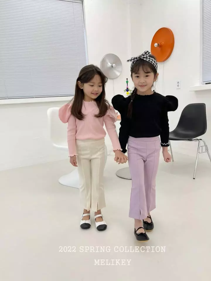 Melikey - Korean Children Fashion - #Kfashion4kids - Nal Color Puff Tee - 2