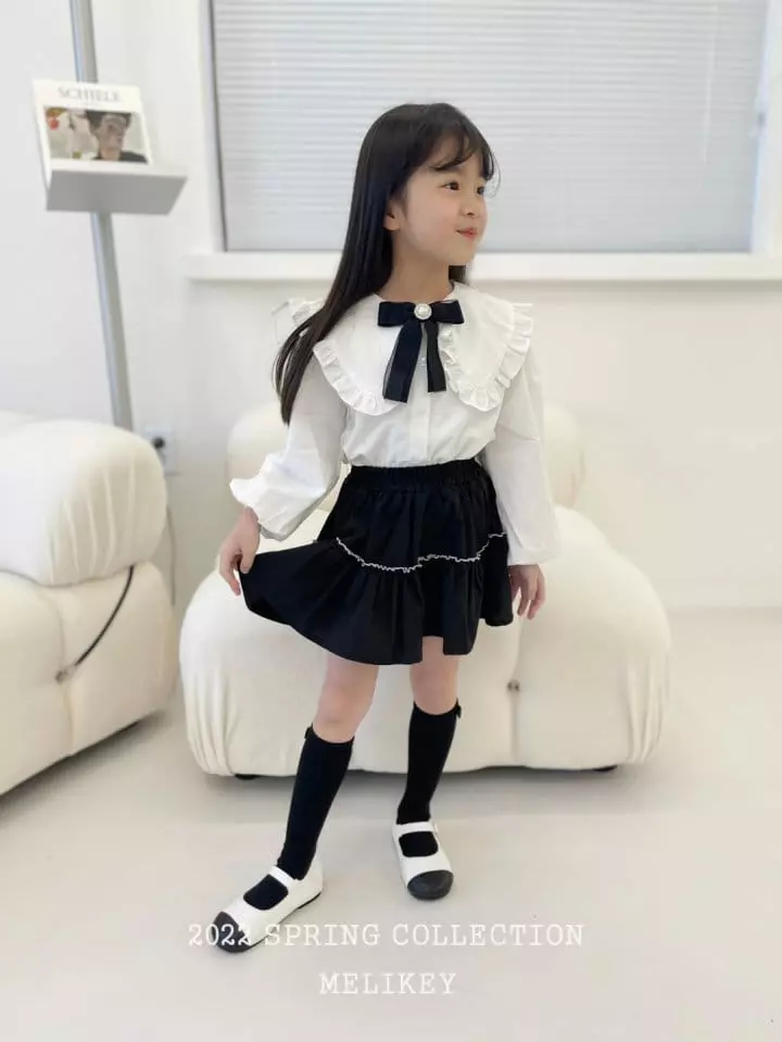 Melikey - Korean Children Fashion - #childofig - Basic Frill Blouse - 5