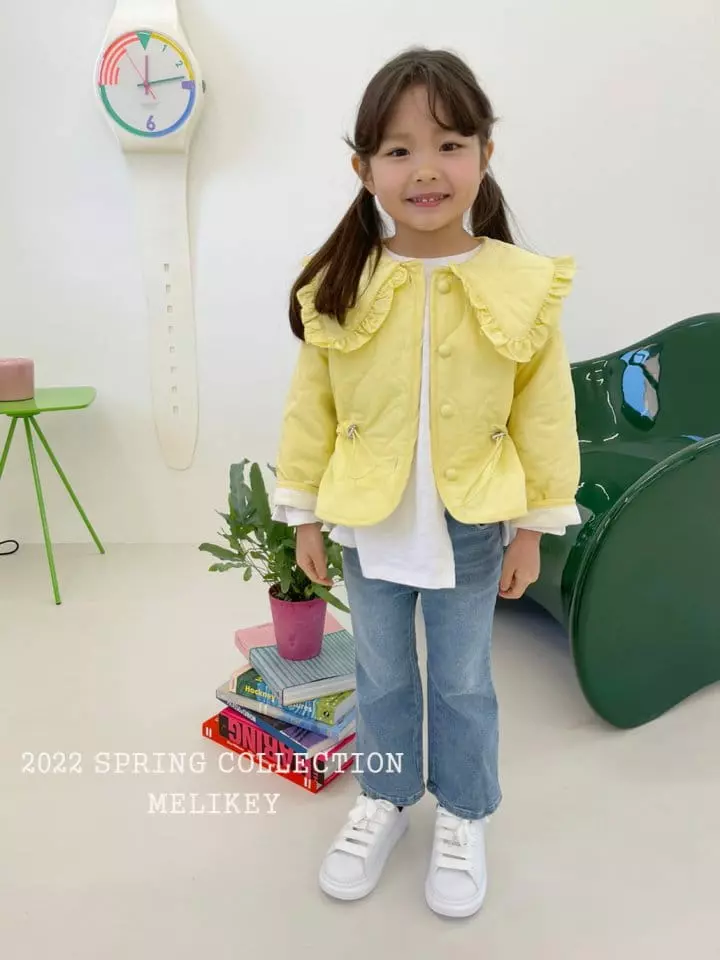 Melikey - Korean Children Fashion - #childofig - Quilting Collar Jacket - 9