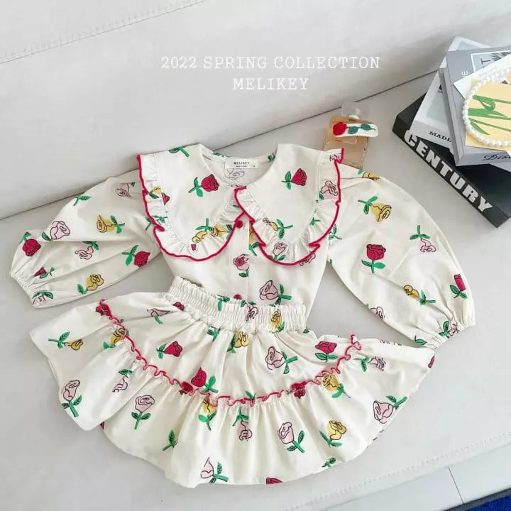 Melikey - Korean Children Fashion - #childofig - Rose3 Cancan Skirt - 4