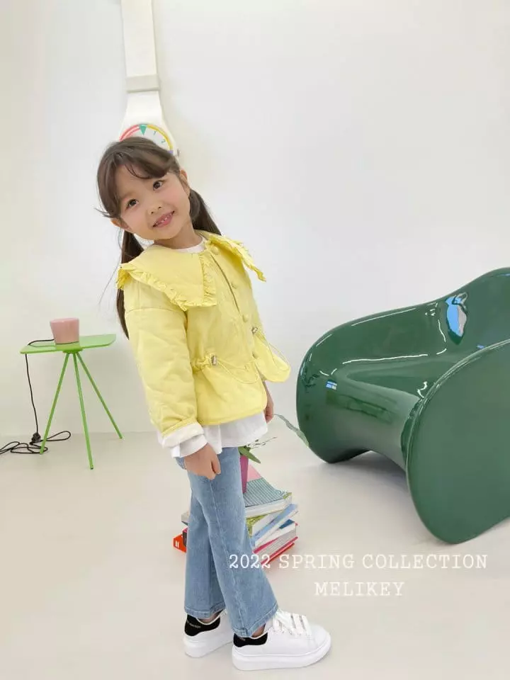 Melikey - Korean Children Fashion - #childrensboutique - Quilting Collar Jacket - 10