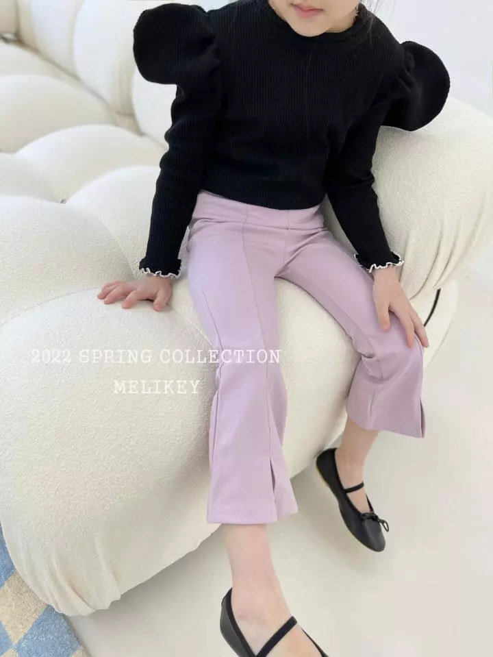 Melikey - Korean Children Fashion - #childrensboutique - Nal Color Puff Tee - 9