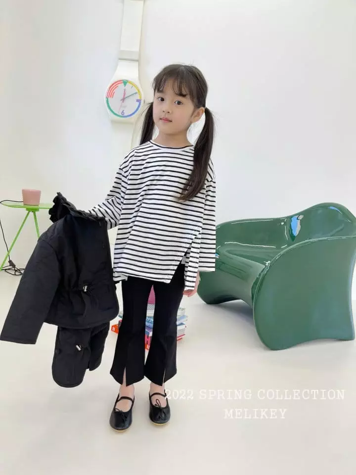 Melikey - Korean Children Fashion - #designkidswear - Slup Slit Tee - 11