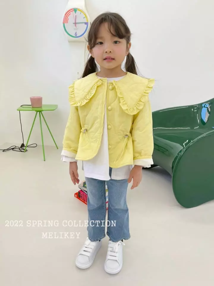 Melikey - Korean Children Fashion - #designkidswear - Quilting Collar Jacket - 11