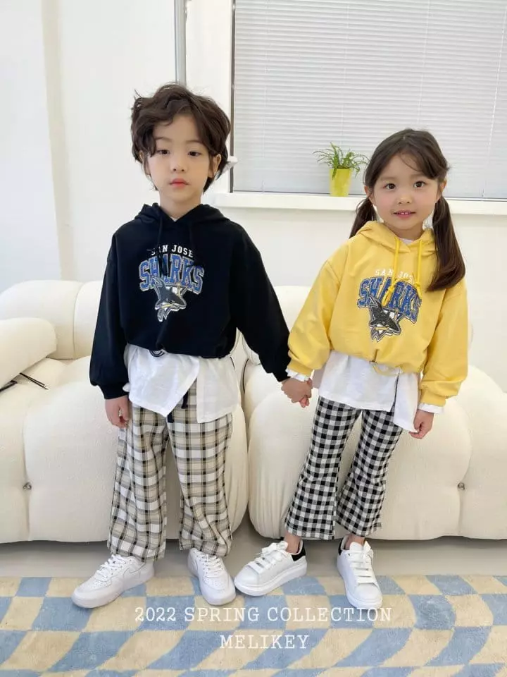 Melikey - Korean Children Fashion - #kidsshorts - Shark Hoody  - 12