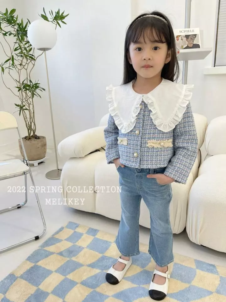 Melikey - Korean Children Fashion - #kidsstore - Basic Frill Blouse - 11