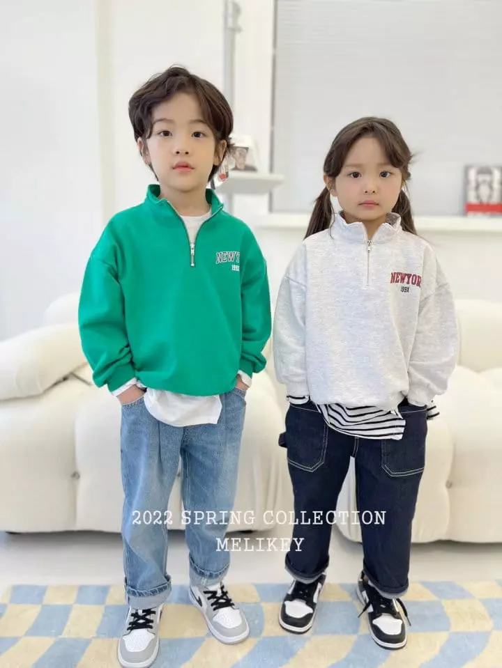 Melikey - Korean Children Fashion - #kidsstore - New York Zip-up Sweatshirt - 2