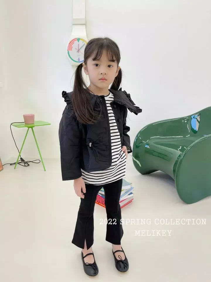 Melikey - Korean Children Fashion - #kidsstore - Quilting Collar Jacket