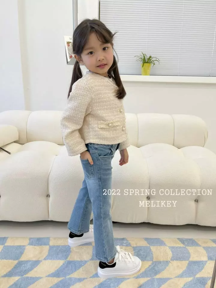 Melikey - Korean Children Fashion - #kidsshorts - Twid Jacket - 4