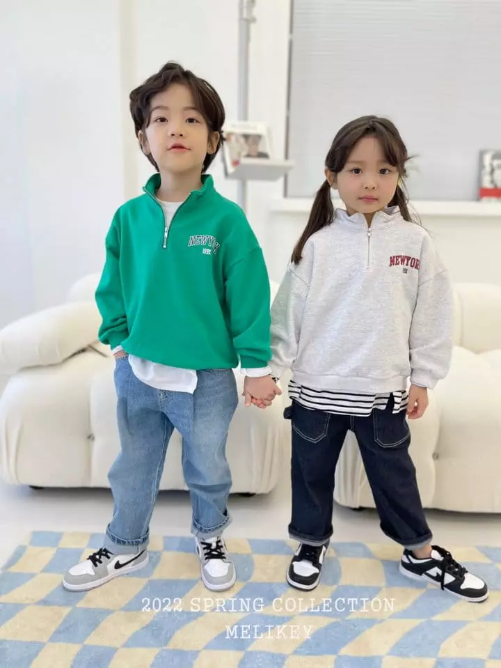 Melikey - Korean Children Fashion - #kidzfashiontrend - New York Zip-up Sweatshirt - 3