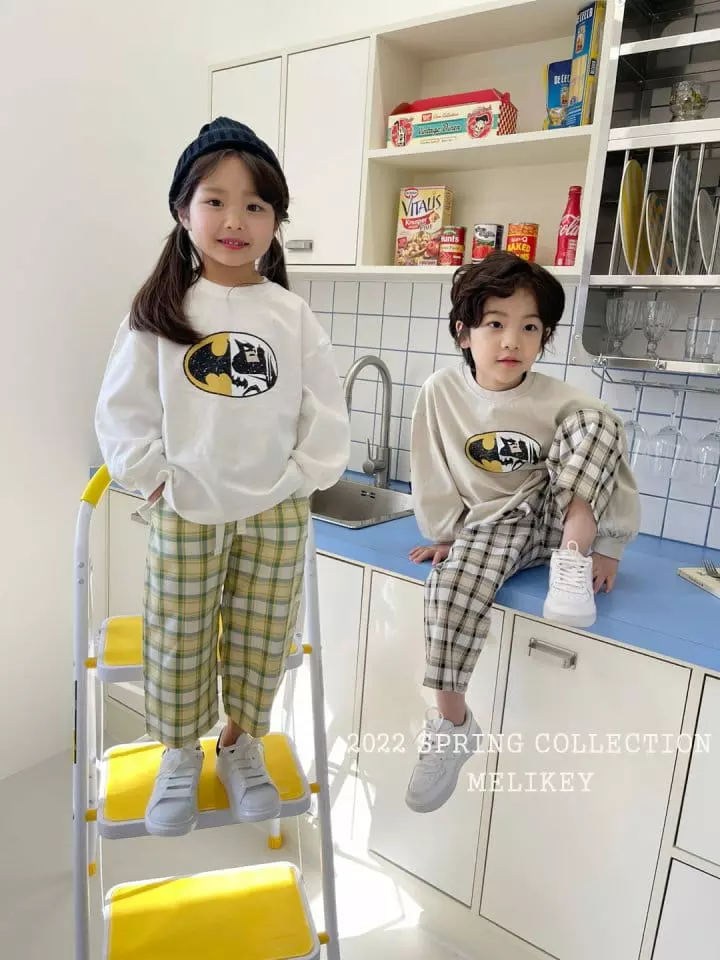 Melikey - Korean Children Fashion - #kidsstore - Check Pants - 4