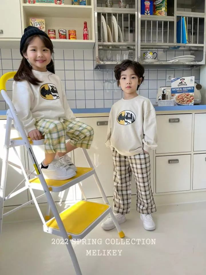 Melikey - Korean Children Fashion - #littlefashionista - Check Pants - 6
